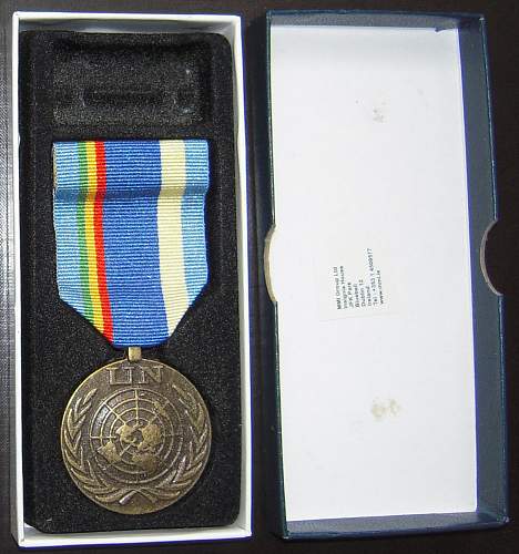 UN -medal Mali ((MINUSMA)