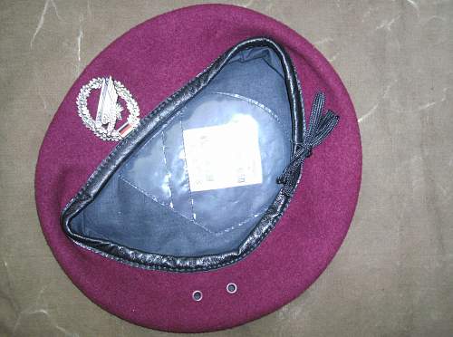 Two German Postwar Paratrooper berets