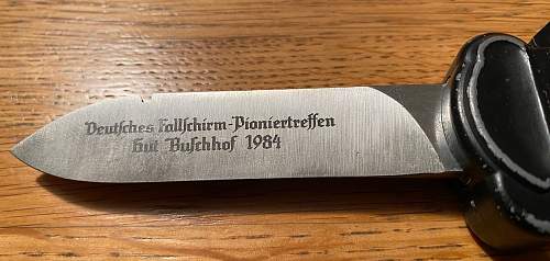 Bundeswehr gravity knife 1963 pattern