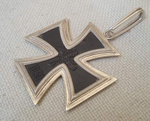I would be interested in your opinion on this  Knight's Cross of the Iron Cross