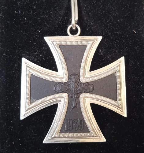 I would be interested in your opinion on this  Knight's Cross of the Iron Cross