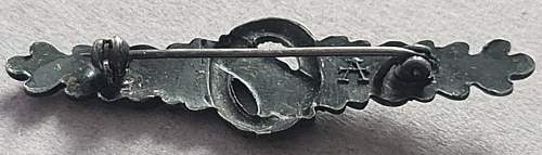 Tätigkeitsabzeichen für Fallschirmspringer 1957-1958 - Parachutists Badge 1957-1958 - Assmann Basic with pin back fastener