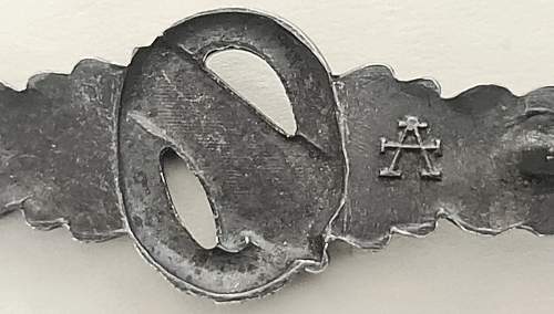 Tätigkeitsabzeichen für Fallschirmspringer 1957-1958 - Parachutists Badge 1957-1958 - Assmann Basic with splint pins