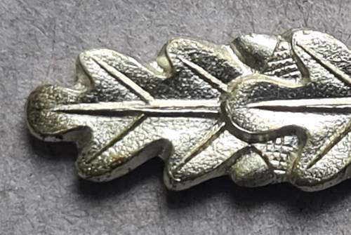 Tätigkeitsabzeichen für Fallschirmspringer 1957-1958 - Parachutists Badge 1957-1958 - Steinhauer &amp; Lück Senior with pin back fastener