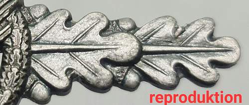 Tätigkeitsabzeichen für Fallschirmspringer 1957-1958 - Parachutists Badge 1957-1958 - Assmann Basic with splint pins