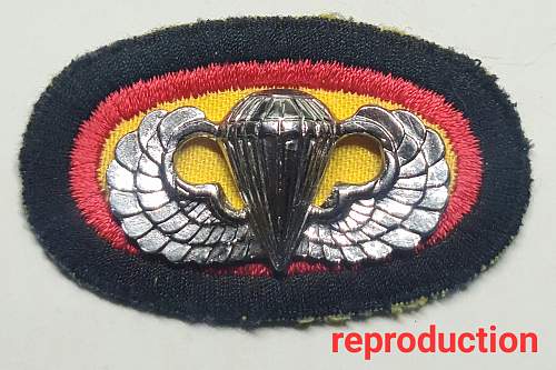 West-German Paratrooper qualification badge 1956-1957 - Jump wings