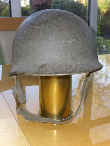 Bundeswehr steel helmets.