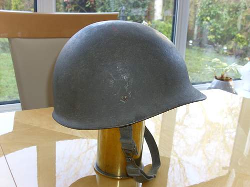 Bundeswehr steel helmets.