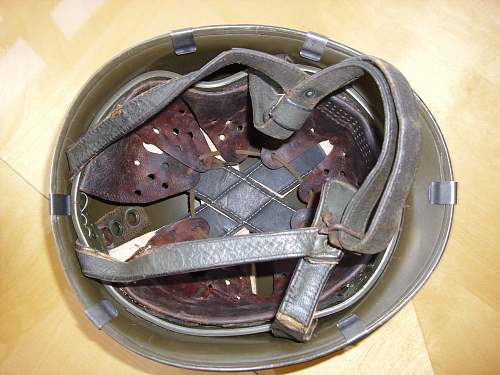 Bundeswehr steel helmets.