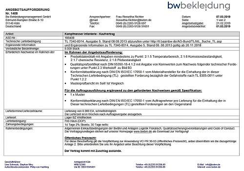 &quot;Kampfmesser Zwotausend&quot; (&quot;KM2000&quot;)