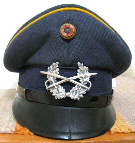 Bundeswehr peaked caps.