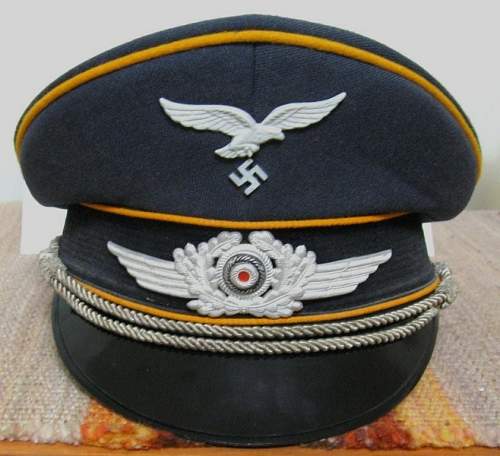 Bundeswehr peaked caps.