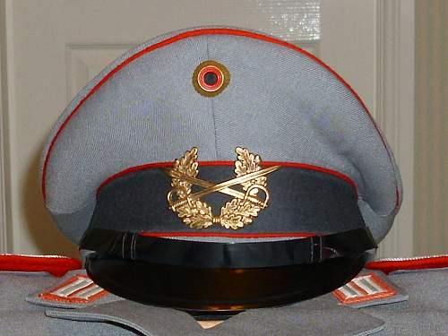 Bundeswehr peaked caps.