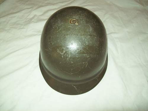 Bundeswehr steel helmets.