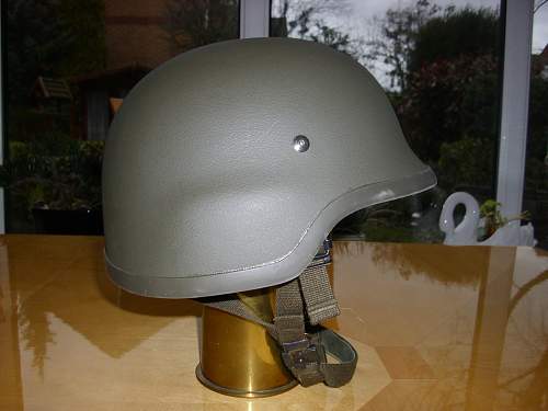 Bundeswehr steel helmets.