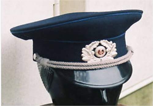 Bundeswehr peaked caps.