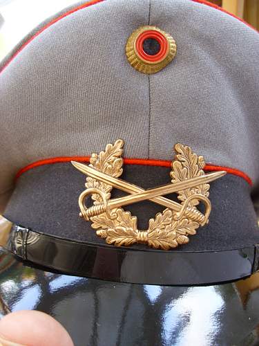 Bundeswehr peaked caps.