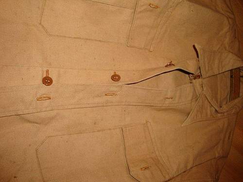 Trousers and shirt of the DAK.   original??