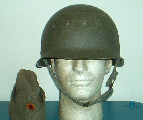 Bundeswehr steel helmets.