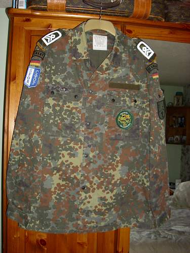 Bundeswehr combat uniforms.