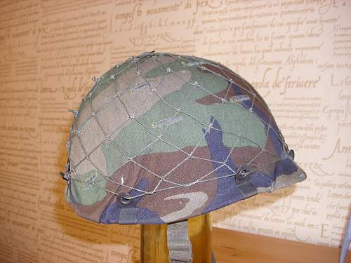 Bundeswehr steel helmets.