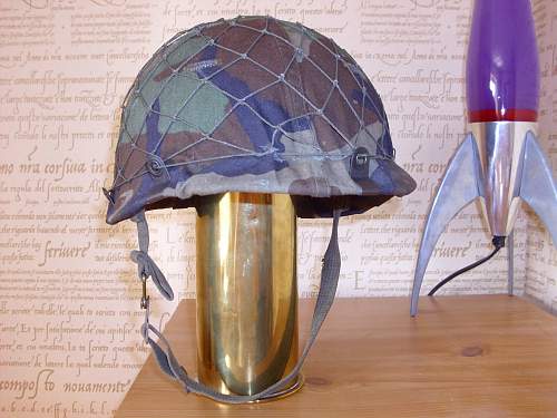 Bundeswehr steel helmets.