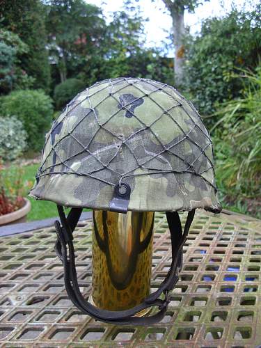 Bundeswehr steel helmets.