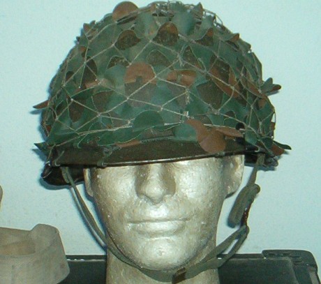 Bundeswehr steel helmets.