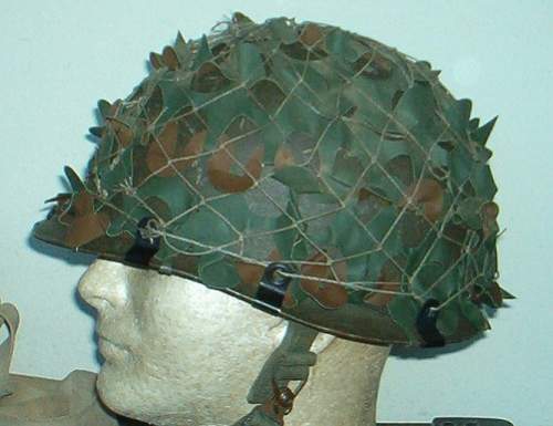 Bundeswehr steel helmets.