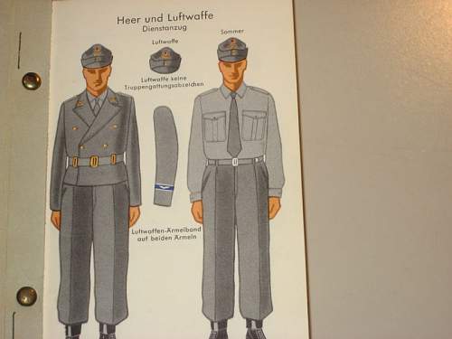 Bundeswehr peaked caps.