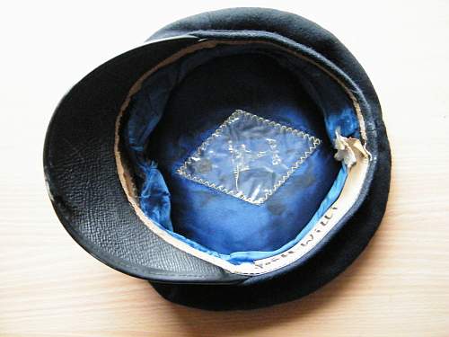 post war German navy visor cap