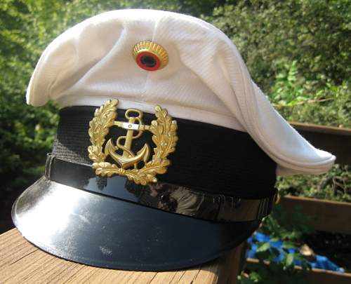 post war German navy visor cap