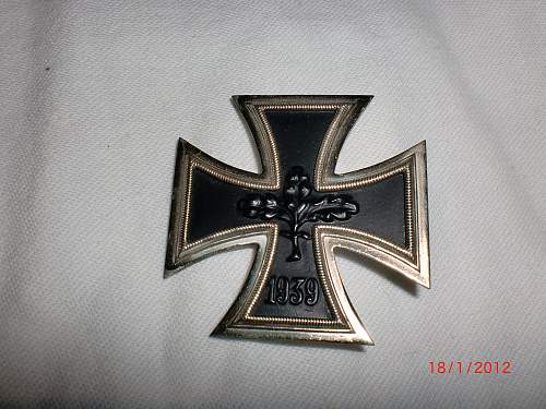 57er Eisernes Kreuz 1. klasse