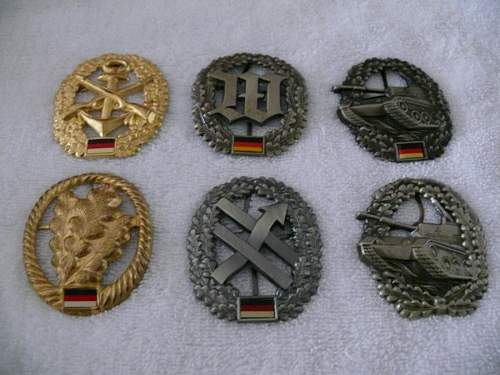 My Bundeswher Badge Hoard