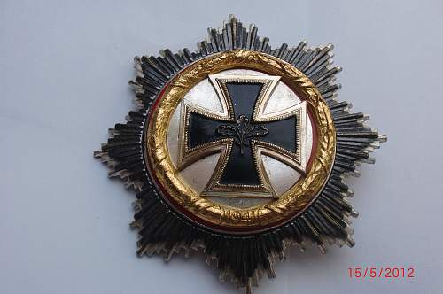 57er Deutsches Kreuz in Gold