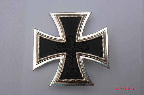 57er Eisernes Kreuz 1. klasse u/m Deumer
