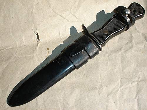 scarce BW fighting knife