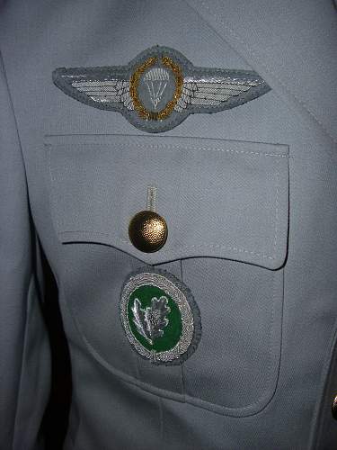 Bundeswehr Generalleutnant tunic + 57er Ribbon bar.