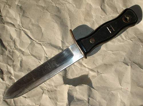 scarce BW fighting knife