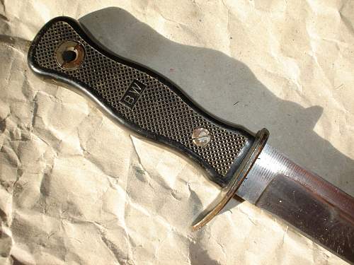 scarce BW fighting knife