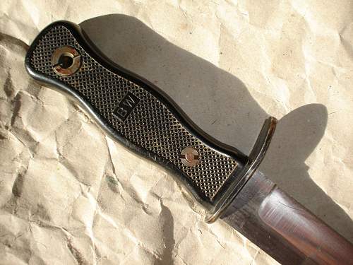 scarce BW fighting knife