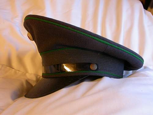 Bundeswehr peaked caps.