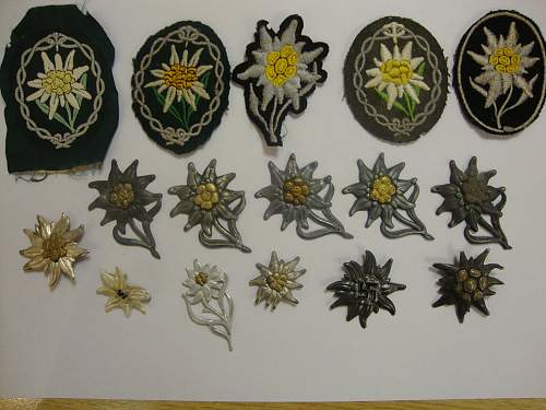 Opinion on Edelweiss cap badge