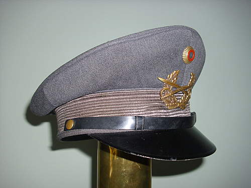 Bundeswehr peaked caps.