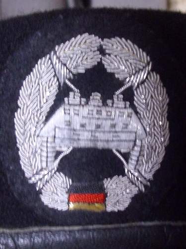 BW Panzer Officers black beret............