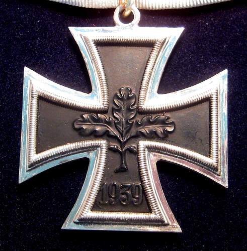 Ritterkreuz zum Eisernes Kreuz im etui 1957 Ausführung