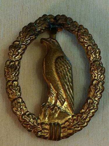 1957 German Luftwaffe Retired Pilots Badge