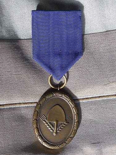 57er Mens RAD 4th class medal.............