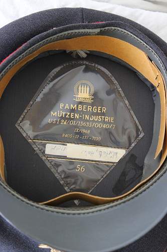 1968 Feldjäger Visor Cap