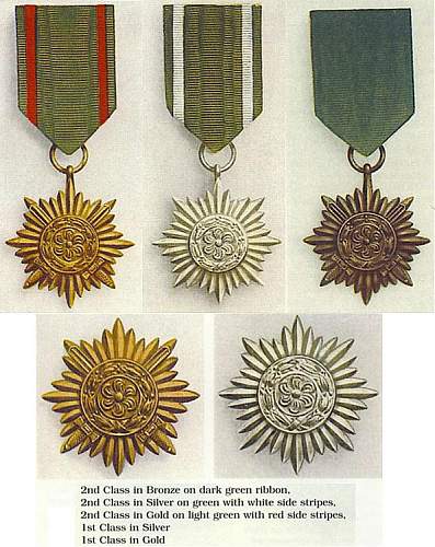 Post war Ostvolk Medal 2nd Class in bronze..............